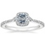 Platinum Luxe Aria Halo Diamond Ring (1/4 ct. tw.), smalltop view