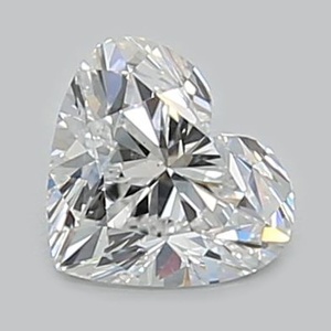 Heart diamond — real photo