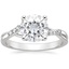 18K White Gold Chamise Diamond Ring (1/15 ct. tw.), smalltop view