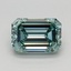1.03 Ct. Fancy Intense Green Emerald Lab Grown Diamond
