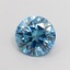 1.02 Ct. Fancy Vivid Blue Round Lab Grown Diamond