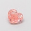 0.47 Ct. Fancy Intense  Pink Heart Lab Grown Diamond