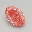 1.30 Ct. Fancy Vivid Pink Oval Lab Grown Diamond