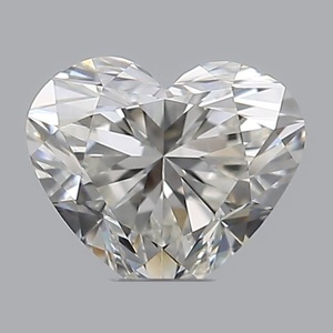 Heart diamond — real photo