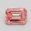 3.02 Ct. Fancy Vivid Pink Emerald Lab Grown Diamond