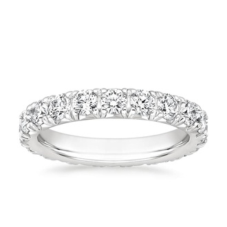 French Pavé Eternity Diamond Ring (2 ct. tw.)