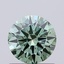 0.67 Ct. Fancy Vivid Green Round Lab Grown Diamond
