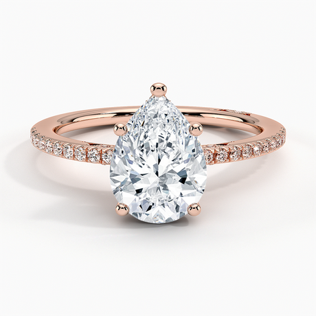 18K Rose Gold Simply Tacori Luxe Drape Diamond Ring