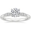 18K White Gold Isadora Diamond Ring, smalltop view