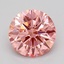 0.59 Ct. Fancy Vivid  Pink Round Lab Grown Diamond