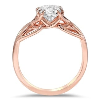 Custom Woven Diamond Ring