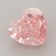 1.53 Ct. Fancy Vivid  Pink Heart Lab Grown Diamond