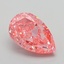1.79 Ct. Fancy Vivid Pink Pear Lab Grown Diamond