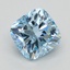 0.95 Ct. Fancy Blue Cushion Lab Grown Diamond