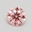 1.36 Ct. Fancy Intense Pink Round Lab Grown Diamond