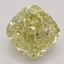 1.21 Ct. Fancy Deep Yellow Cushion Diamond