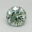 1.13 Ct. Fancy Vivid Pacific Green Round Lab Grown Diamond