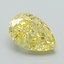 1.05 Ct. Fancy Intense Yellow Pear Lab Grown Diamond