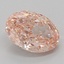 1.55 Ct. Fancy Intense Pink Oval Lab Grown Diamond