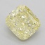 1.02 Ct. Fancy Yellow Cushion Diamond