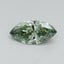 0.36 Ct. Fancy Vivid Green Marquise Lab Grown Diamond