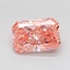 2.96 Ct. Fancy Vivid Pink Radiant Lab Grown Diamond