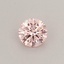 0.33 Ct. Fancy Intense  Pink Round Lab Grown Diamond