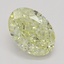 1.07 Ct. Fancy Light Yellow Oval Diamond