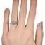 The Cailen Ring, smallzoomed in top view on a hand