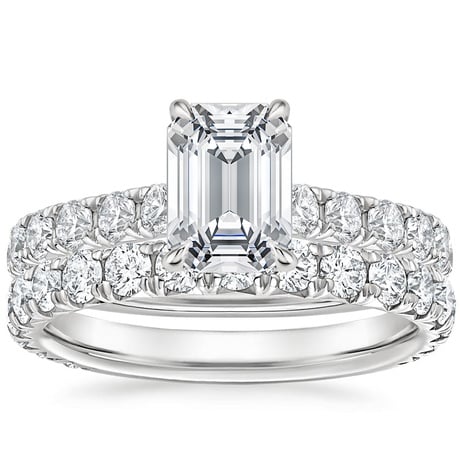18K White Gold Luxe Anthology Diamond Bridal Set