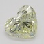 3.02 Ct. Fancy Light Yellow Heart Diamond
