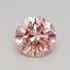 0.41 Ct. Fancy Intense Pink Round Lab Grown Diamond