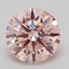 2.55 Ct. Fancy Intense Pink Round Lab Grown Diamond