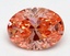 2.59 Ct. Fancy Vivid Pink Oval Lab Grown Diamond