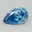 1.01 Ct. Fancy Vivid Malibu Blue Pear Lab Grown Diamond