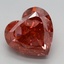 4.60 Ct. Fancy Vivid Pink Heart Lab Grown Diamond