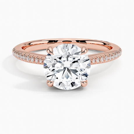 18K Rose Gold Tacori Founder's Diamond Ring