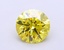 1.12 Ct. Fancy Vivid  Yellow Round Lab Grown Diamond