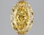 2.08 Ct. Fancy Vivid Yellow Oval Lab Grown Diamond