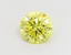 1.24 Ct. Fancy Vivid  Yellow Round Lab Grown Diamond