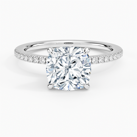 Classic Hidden Halo Diamond Setting