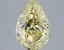 3.02 Ct. Fancy Yellow Pear Lab Grown Diamond