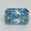 2.18 Ct. Fancy Vivid Blue Radiant Lab Grown Diamond