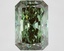4.58 Ct. Fancy Vivid Green Radiant Lab Grown Diamond