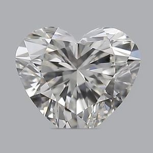 Heart diamond — real photo
