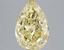 3.06 Ct. Fancy Intense  Yellow Pear Lab Grown Diamond