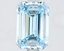 2.05 Ct. Fancy Intense  Blue Emerald Lab Grown Diamond