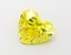 1.01 Ct. Fancy Vivid  Yellow Heart Lab Grown Diamond