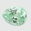 8.5x6.6mm Unheated Green  Pear  Mint Garnet