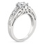 18K White Gold Art Deco Filigree Diamond Ring (1/4 ct. tw.), smallside view